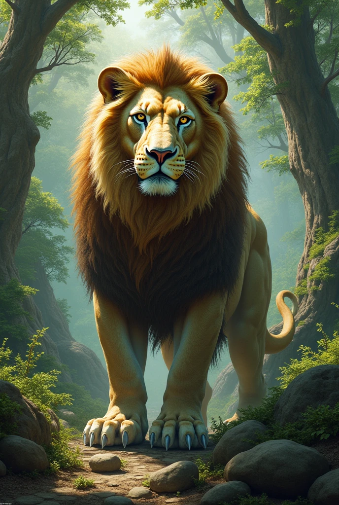 Lion mix snake