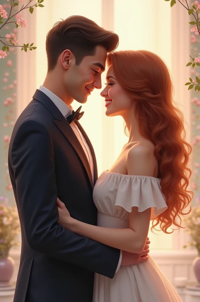 A man and a woman together as a couple