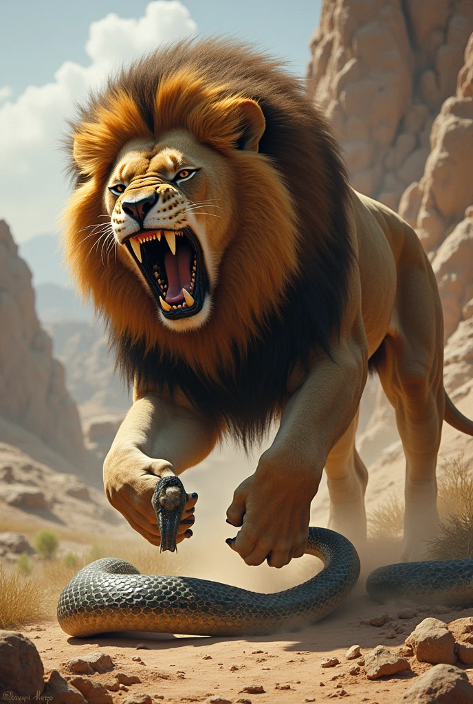 Lion snake one win beath snake