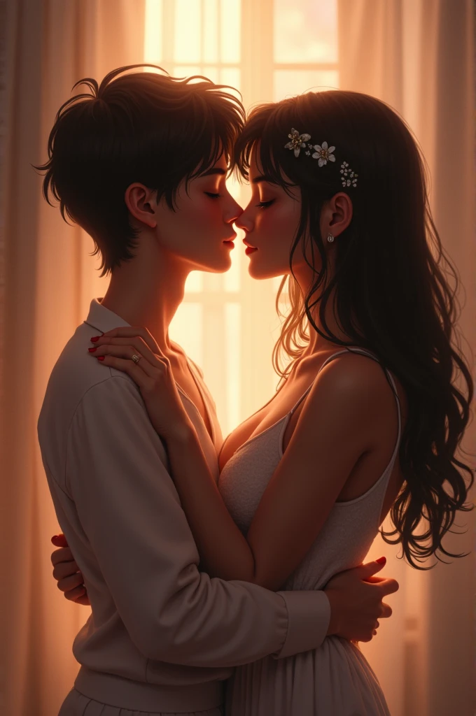 them kiss
