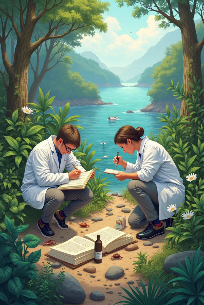 An image about species identification and documentation in biology 