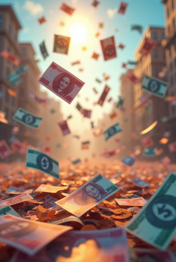 Money Flying 