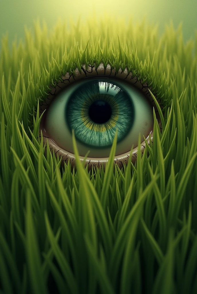 eye among the grasses