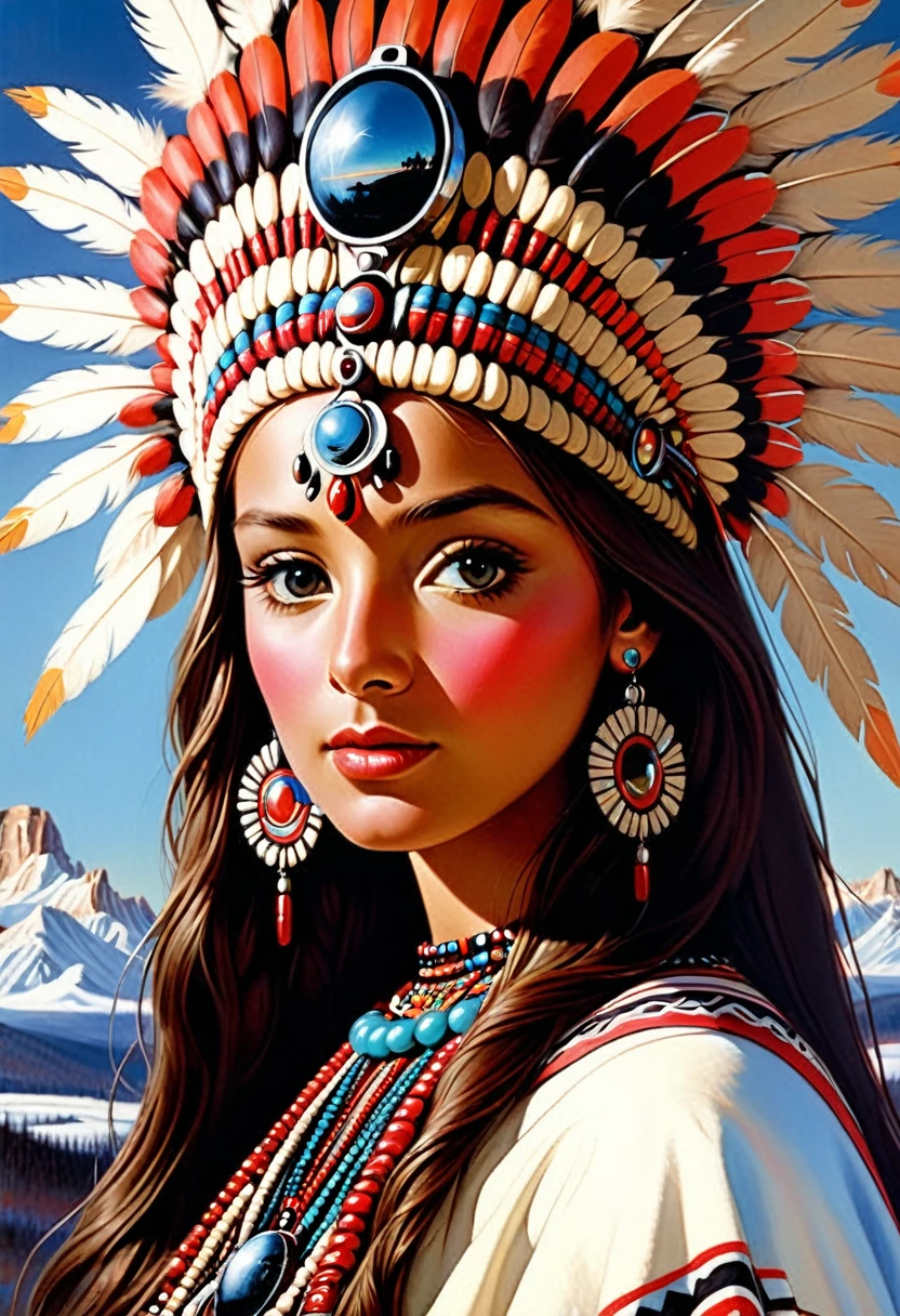 Miracle On The Highway, 8k, super detailed, Agnes Lawrence Pelton, mix of tribal & high tech