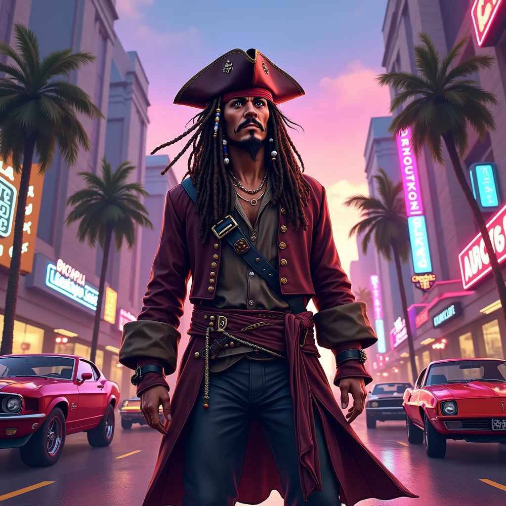 Jack sparrow in gta vice city