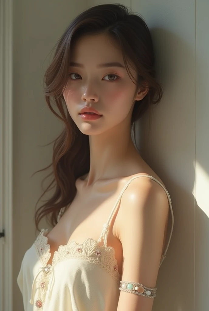 Lady with beautiful clavicle