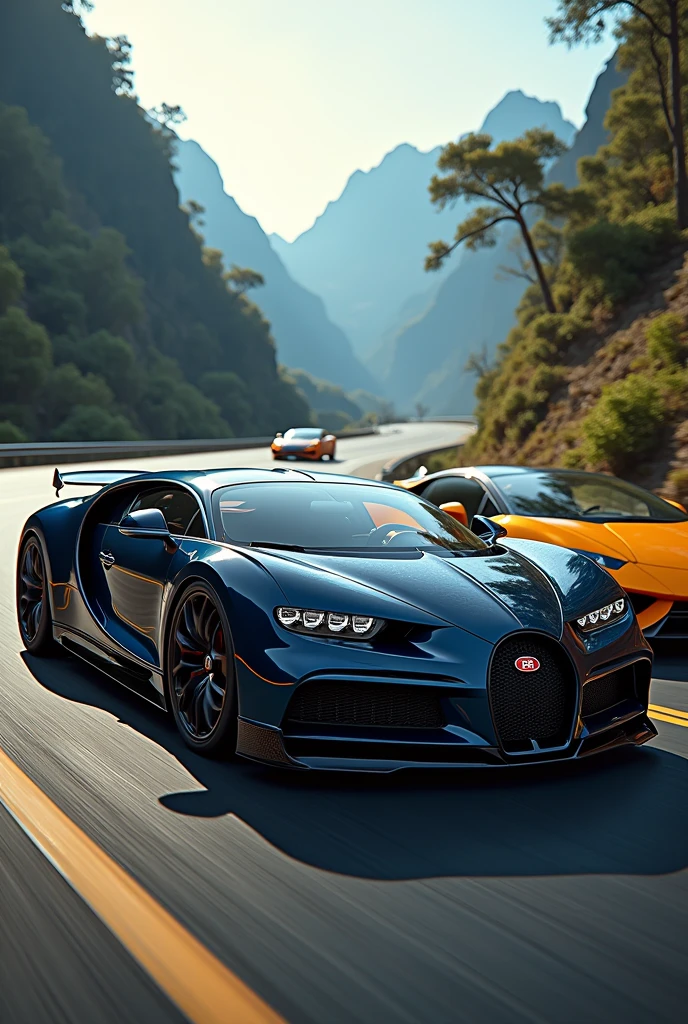 Bugati with Lamborghini