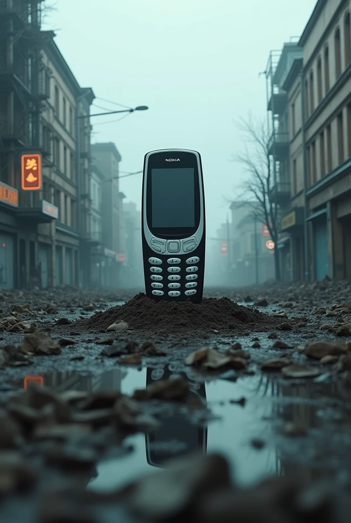 bankruptcy image with nokia company sign