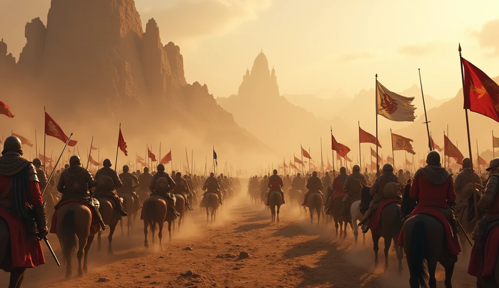 Will the Sultan's army prevail, or will the Mongols ultimately conquer the Muslim Empire?