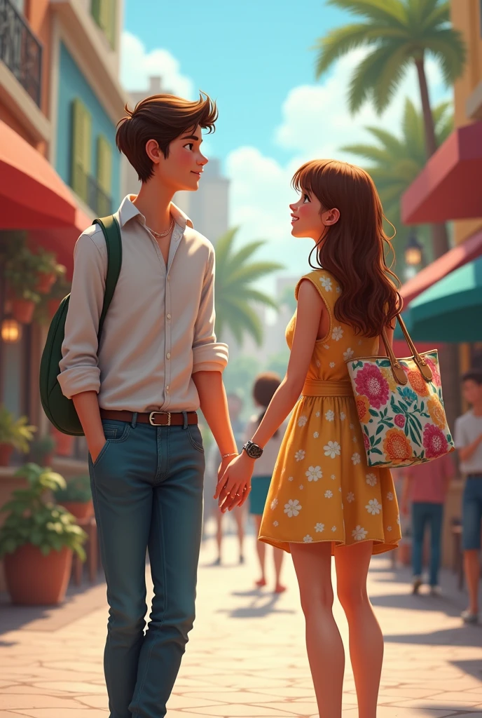 highschool boy goes on a date with highscool girl