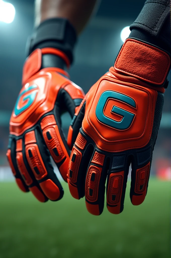 Create some goalkeeper gloves with the letter G