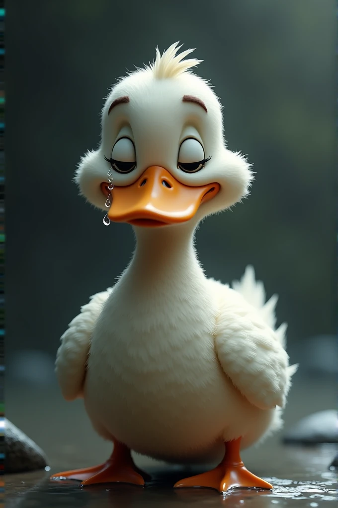 make a duck cry