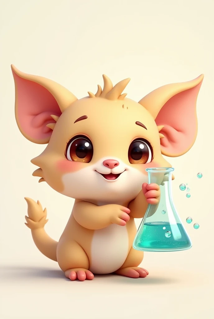 Nan character cute Beaker in hand