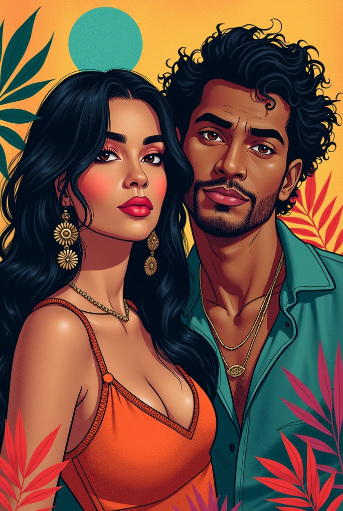 I need a cover of a musical album of the singers called Cali and El Dande