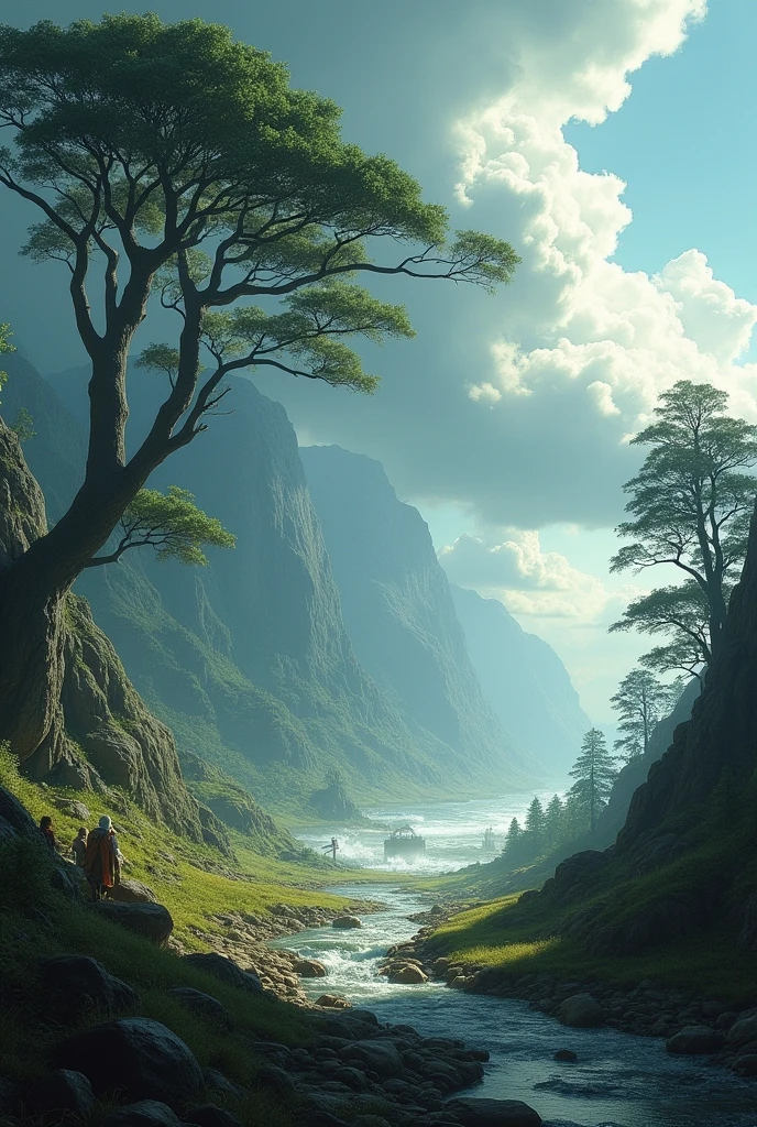These is a lot of wind blowing, nature