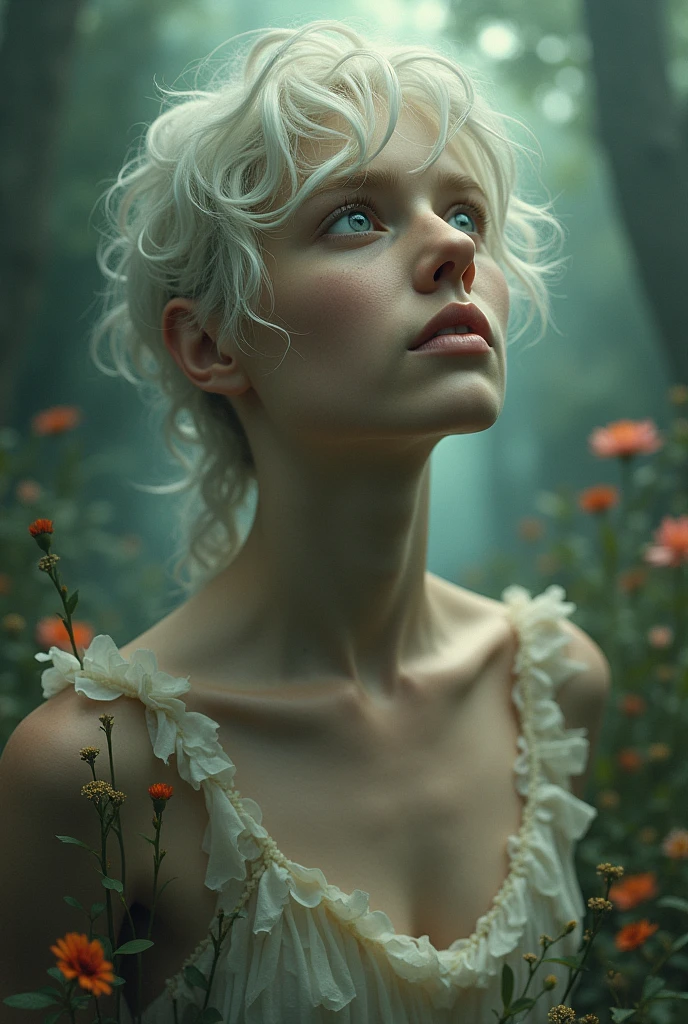 I am the naked body in the lost naked dream of her that is within her path searching for freedom and that appears in this beautiful portrait full of emotions and messages that are seen in this image her eyes of faith are present in her for me my naked body is freedom , The message I want to say is that I really exist, very real, in this dimension of reality., 48k rule of thirds atmosphere of nostalgia colors of hope but above all of faith 3d