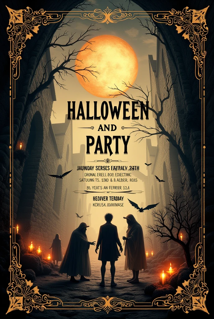 Halloween party invitation