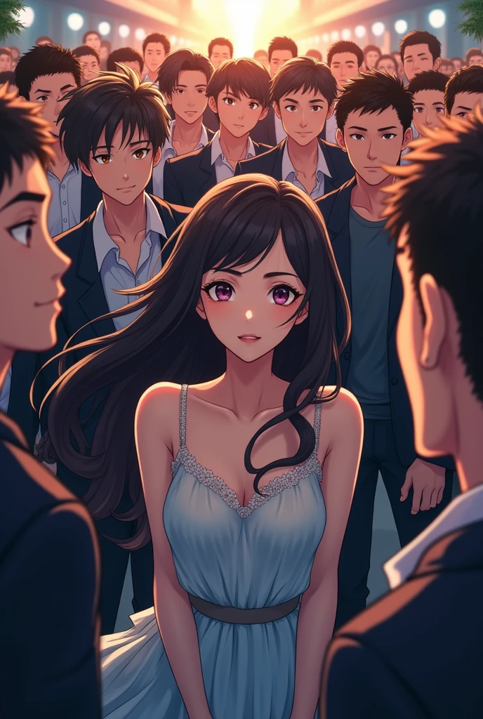 Loli anime girl wearing pink wet clothes, Realistic shadows, Delicate skin,  are small, black hair, Headbands, Very detailed, 8K high-detail face, perfect face shape, perfect lips, perfect nose, Correct beautiful eyes, watch audience, masterpiece, best quality, single girl, Not wearing, No, alone