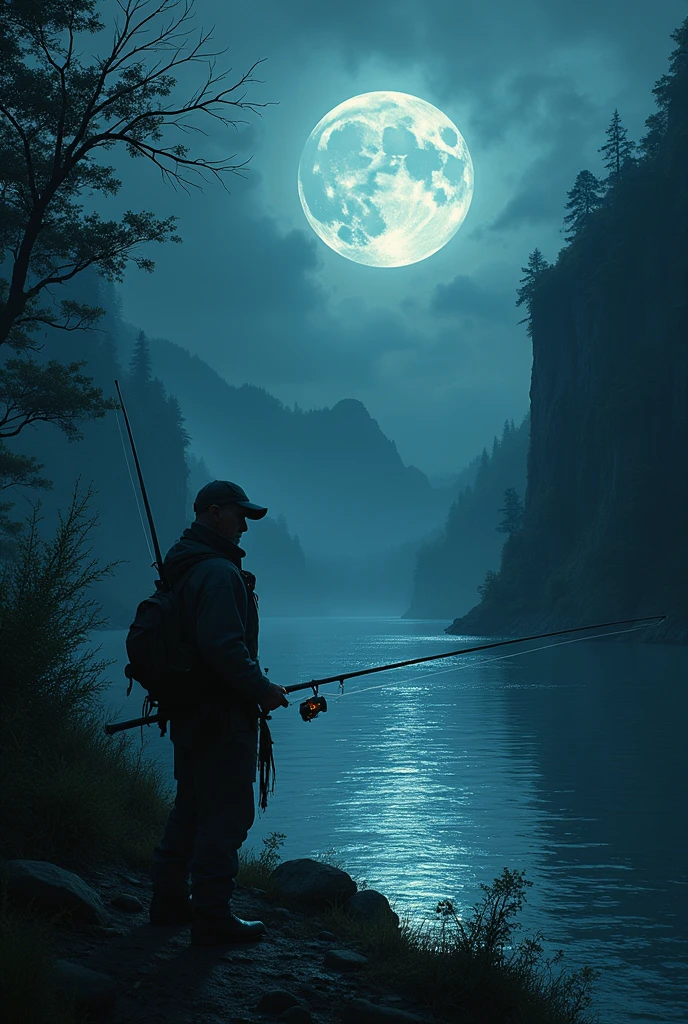One night a fisherman is fishing in a river when a fish-eating ghoul attacks the fisherman