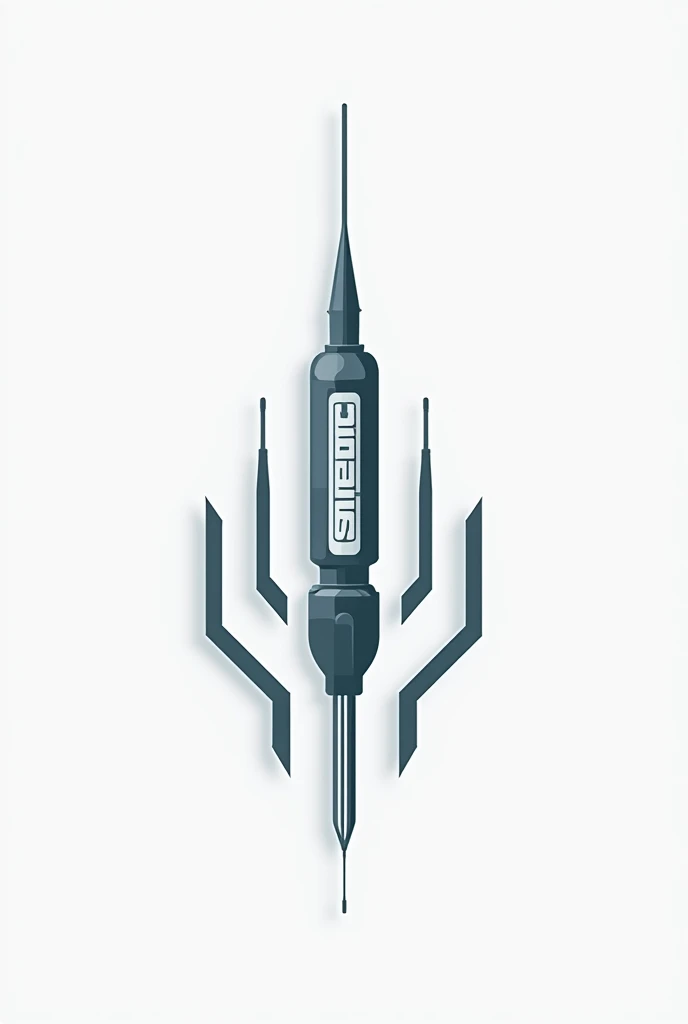 ServiTec logo containing a soldering iron