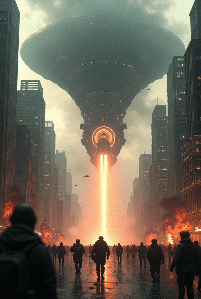 When alien attack in earth