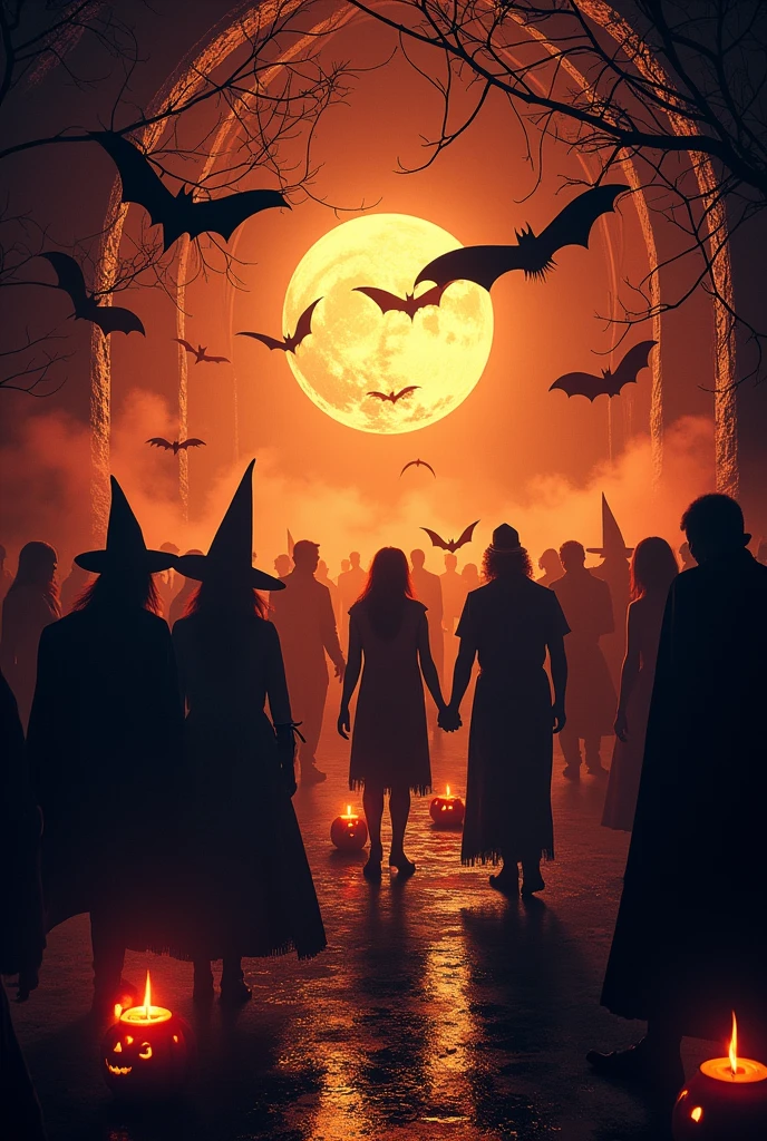 Halloween party invitation
Date: 19 of october
10:30pm until 4:00am 
5$ per person