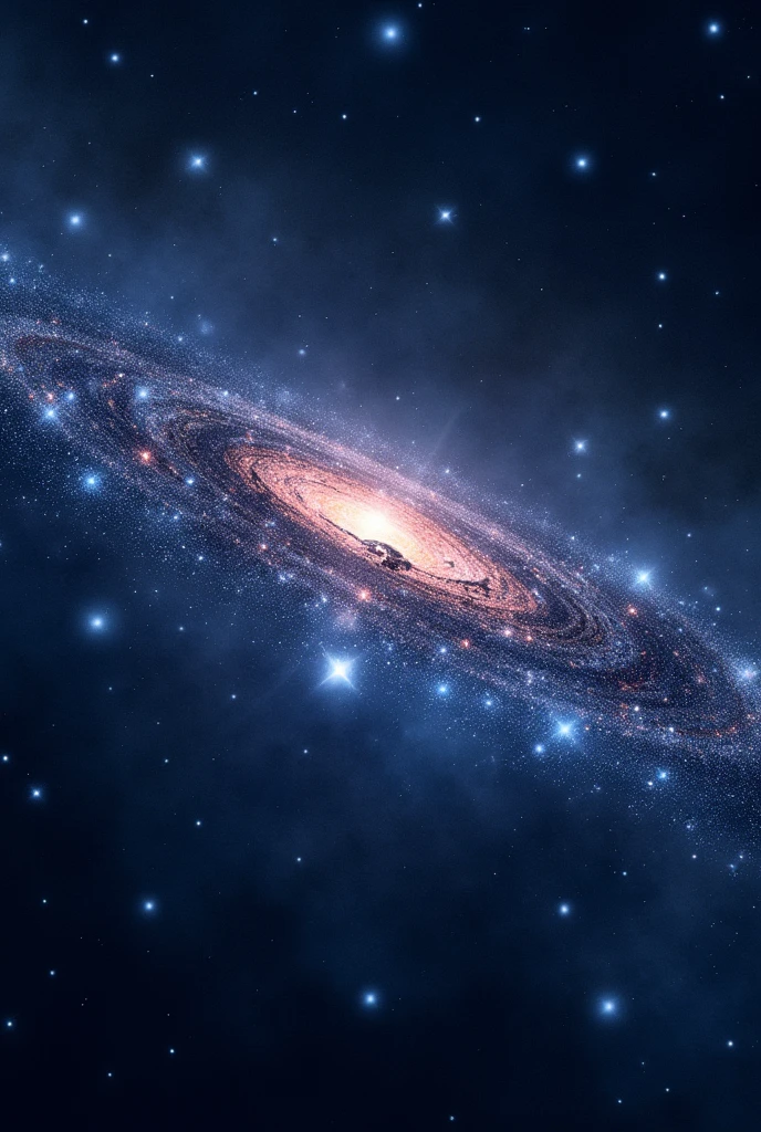 Make an infinite univers that have many bright star for my phone wallpaper