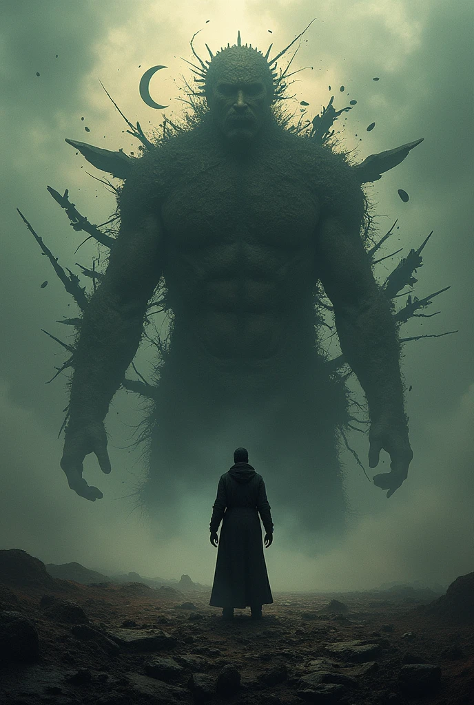 An image that shows the sufferings of the world, something that is understood, that all the world's problems are related, larger, another more prominent image and that is interpreted