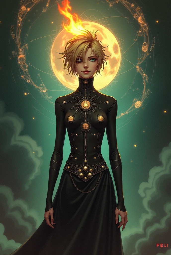 Bill Cipher humanized and attractive