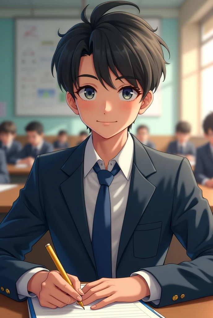 A school boy smart and handsome
