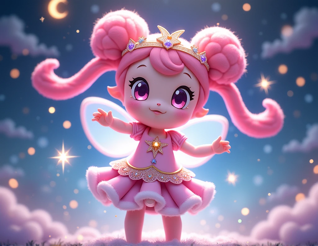 Clefairy gijinka, wearing magical girl