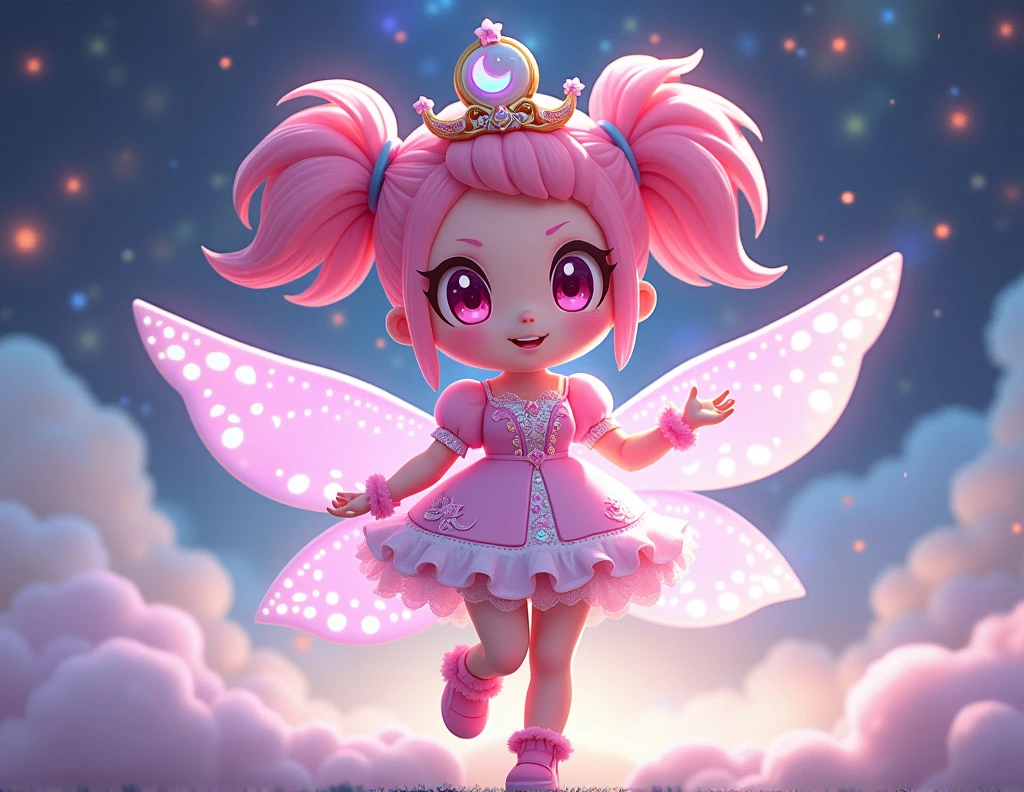 Clefairy gijinka, wearing magical girl