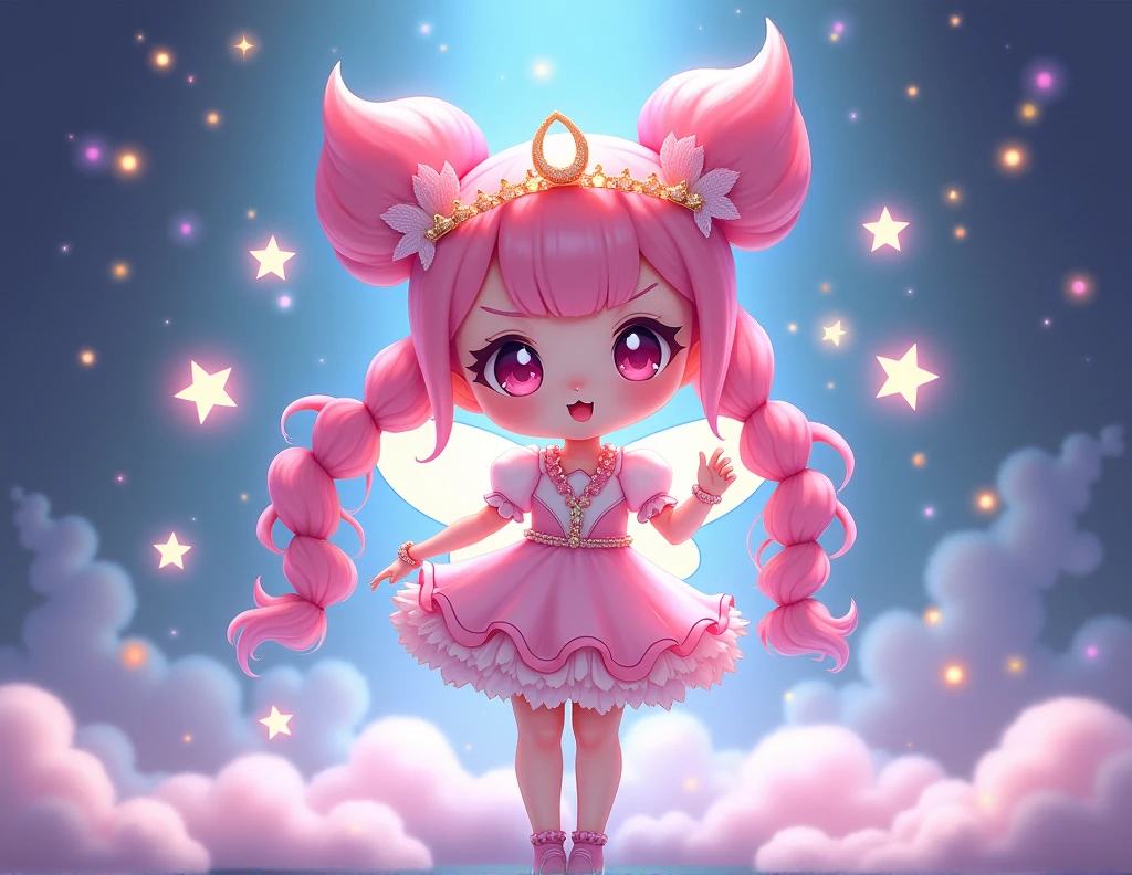 Clefairy gijinka, wearing magical girl