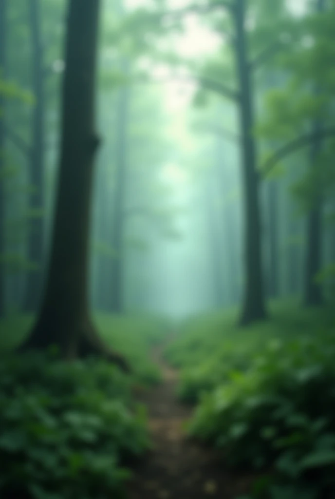 Buat background hutan blur