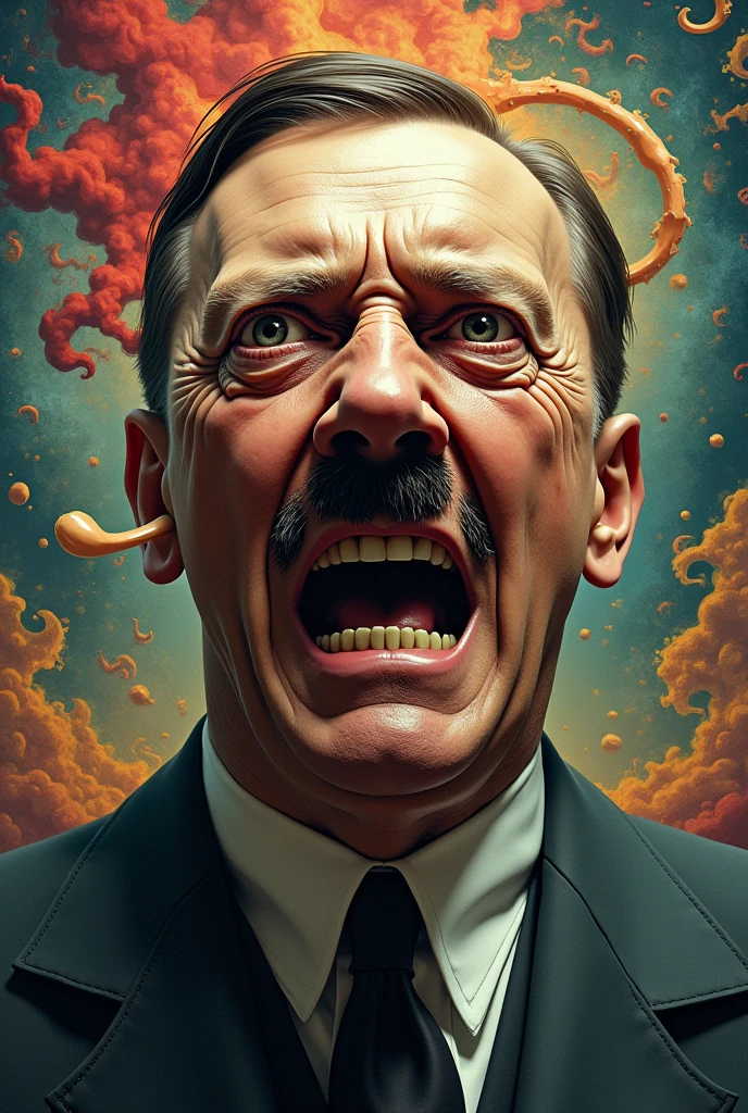 Hitler on psychedelic trip