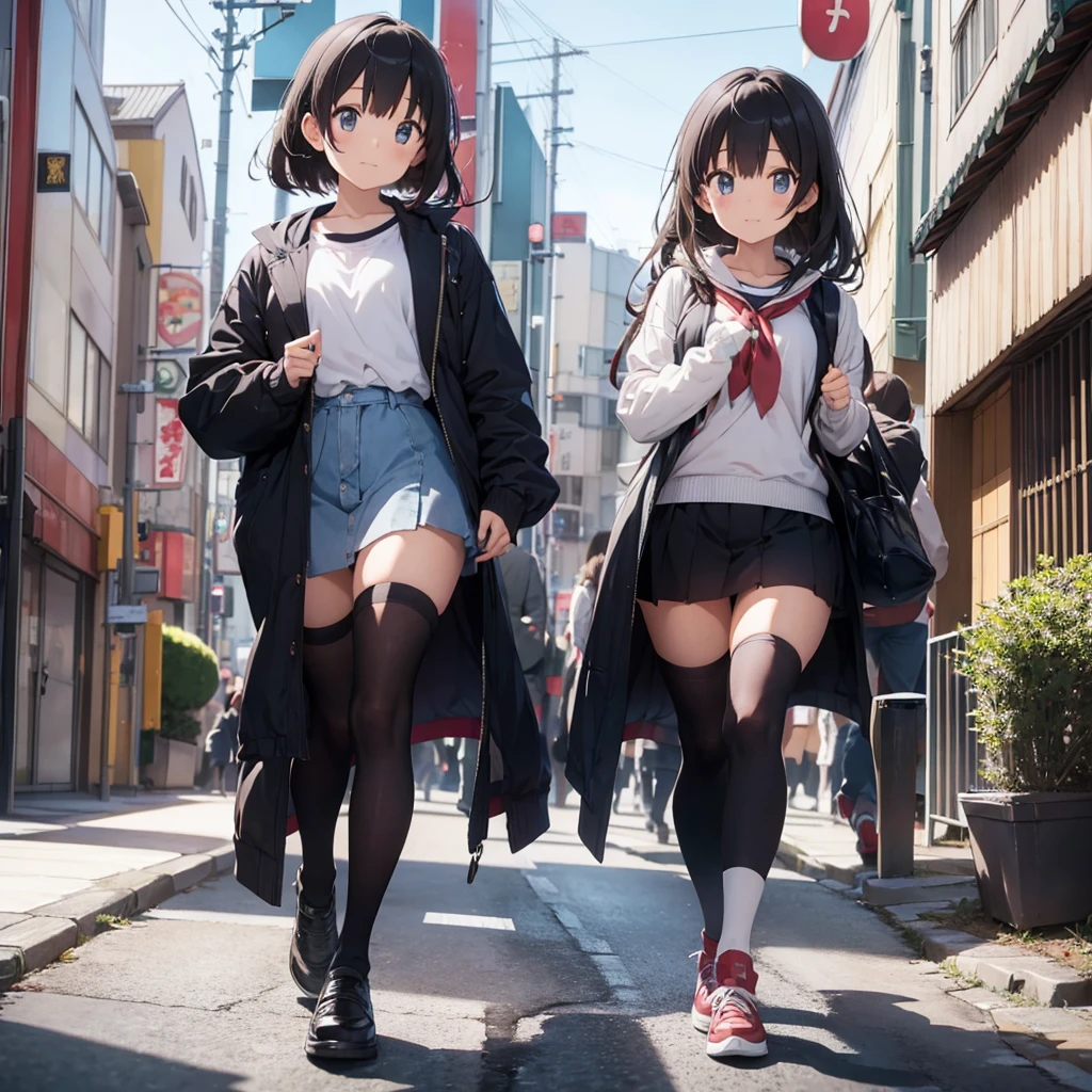 Knee socks Japan couple photo