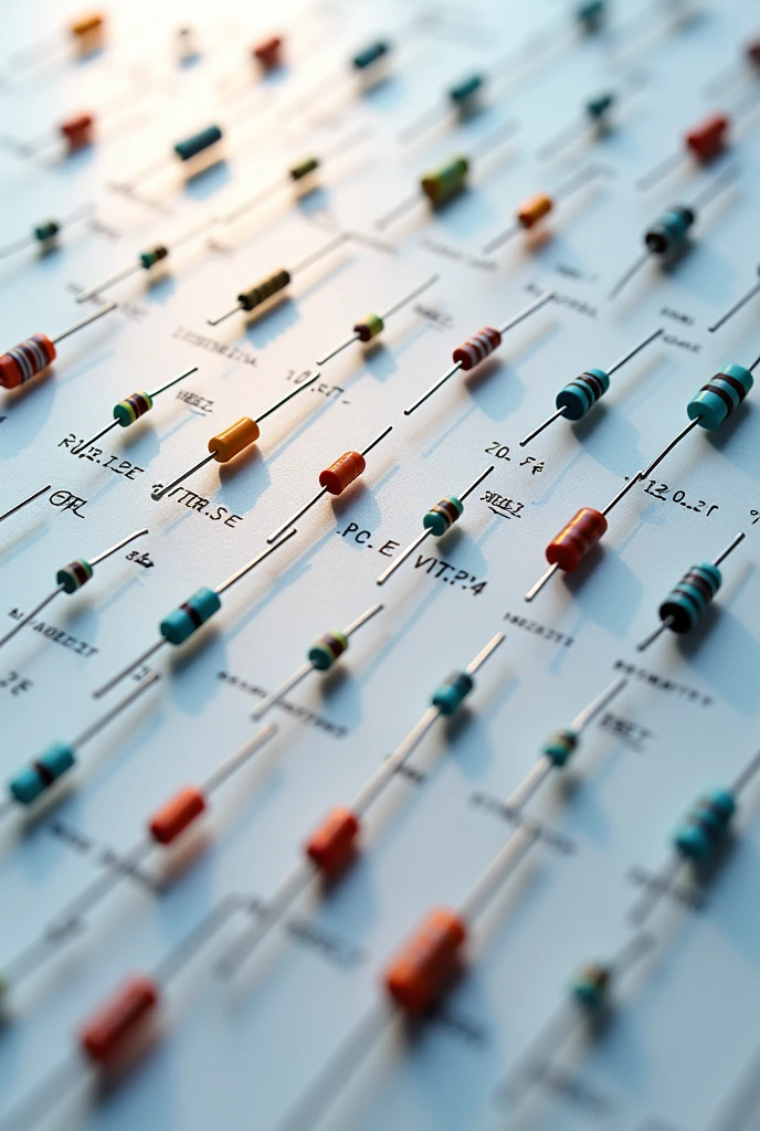 Resistor table colored