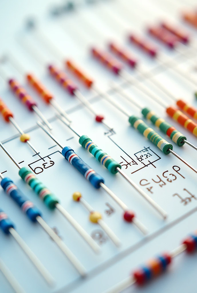 Resistor table colored 2d