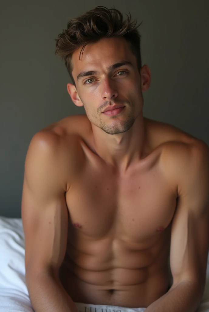 A young 1 muscular gay male f****** on bed nude big ass