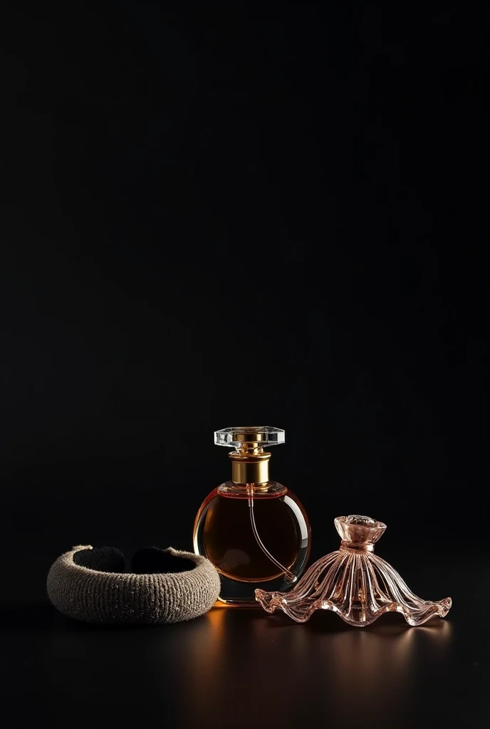 Fb cover photo, name "RASHI ONLINE MART ", business cover photo, black background
Hair clips hair band perfume