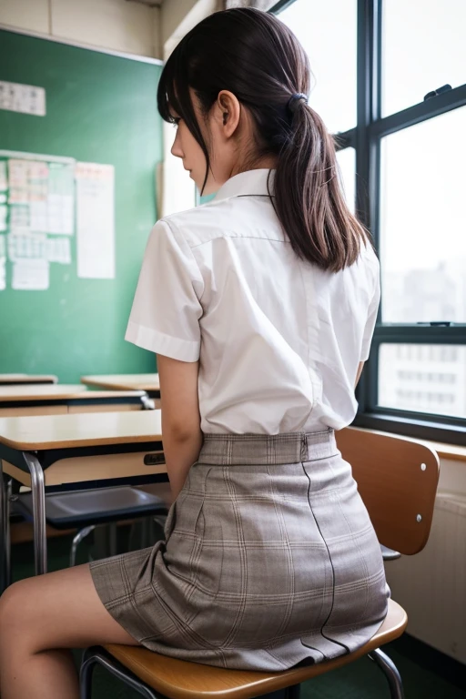 a blond、In the classroom of the school、NSFW、teats、In front of the blackboard、Backshots、In class、Take off your skirt、Ｇstring、seminude、Bangs、Valley、Burst breasts、Suits、Suit Girls、cleavage of the breast、Chest Pulling、Lace underwear、Teachers with too big、Ultramammy、age19、New teachers、(Blushing:1.3)、(full of sweat:1.4)、Panchira、tender、perspiring、poneyTail、bob cuts、((low angles))、voyeurism、Show panties、Crying face、Turn your face to the side、((Skirt flips in the wind))、Patsy buttocks、(Surrounded by boys)、Man's gaze、Sight rape、1 woman、((Open legs on the teaching table))、Super Mini Tight Skirt、((Public masturbation))、M-shaped legs、Excited look of a schoolboy、penile erection、((Put your hand inside your panties))、Do not show genitals、Pants visible from under the desk、Being touched、molesting、Mob Man、Faintly visible pink what's inside your shirt))