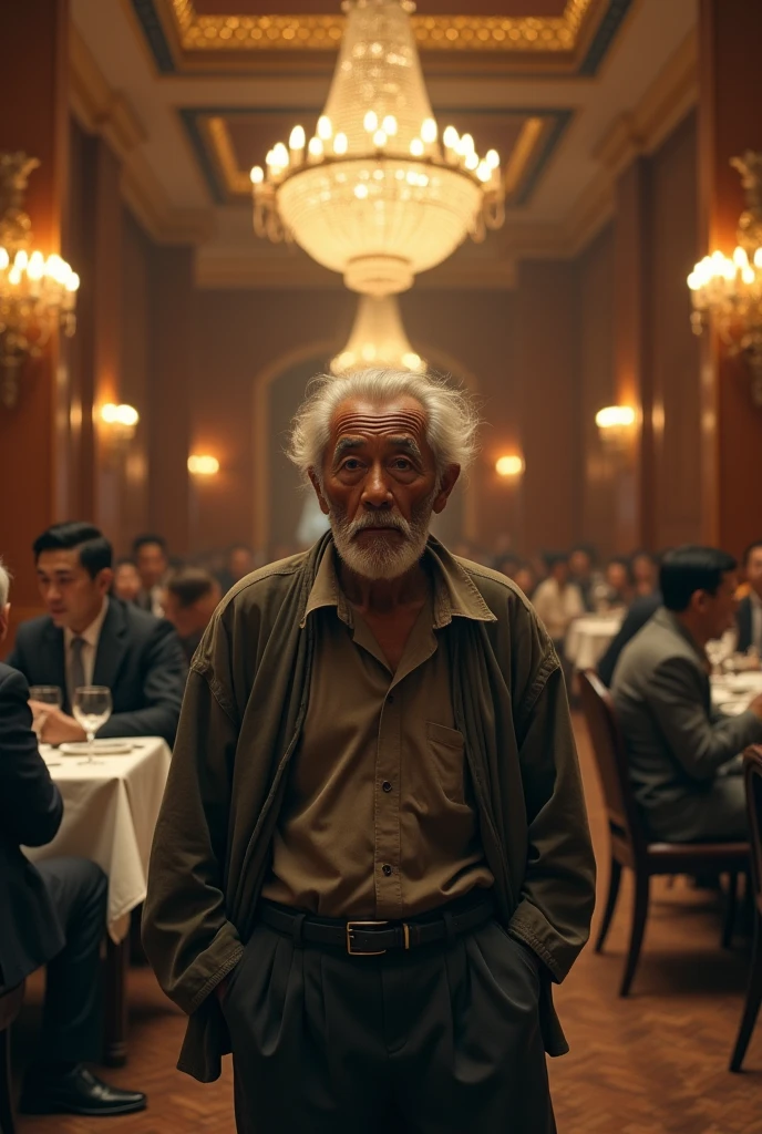 80-Year-Old Homeless Asian Man Walks Into Luxury Restaurant And Everyone Makes Fun Of Him