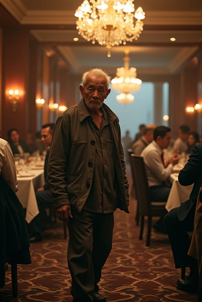 80-Year-Old Homeless Asian Man Walks Into Luxury Restaurant And Everyone Makes Fun Of Him