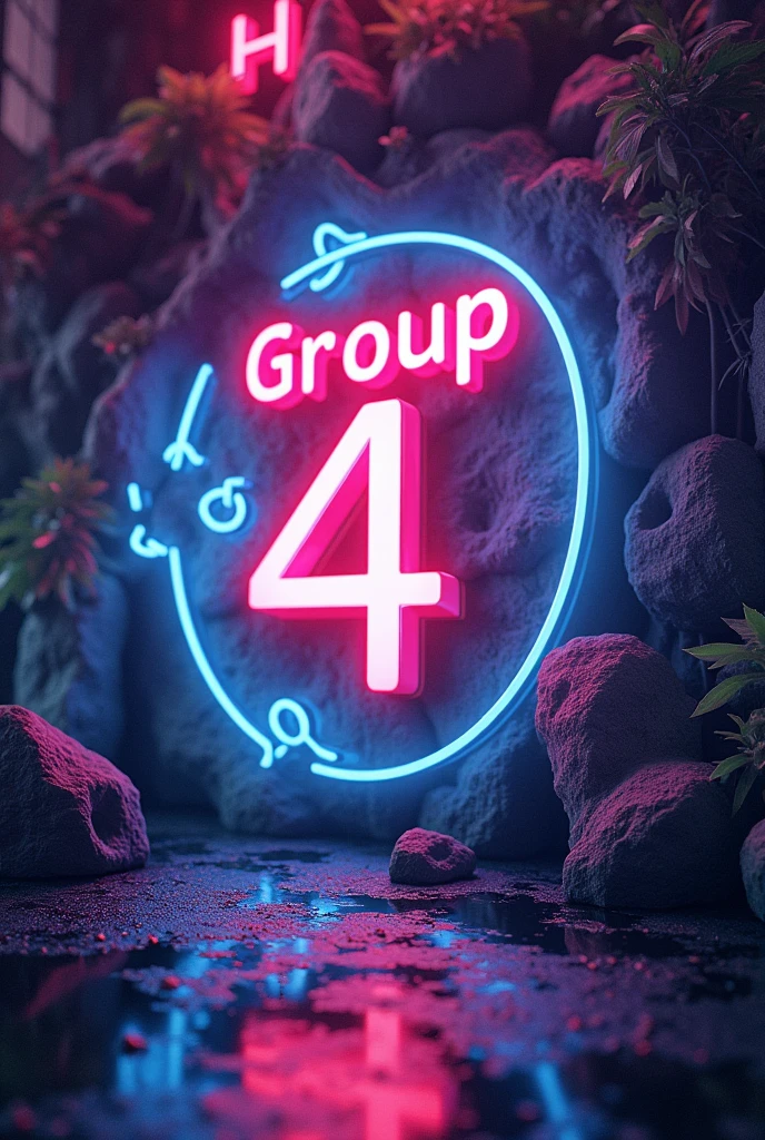 A beautiful image with (Group 4) written on it. With a cool background
