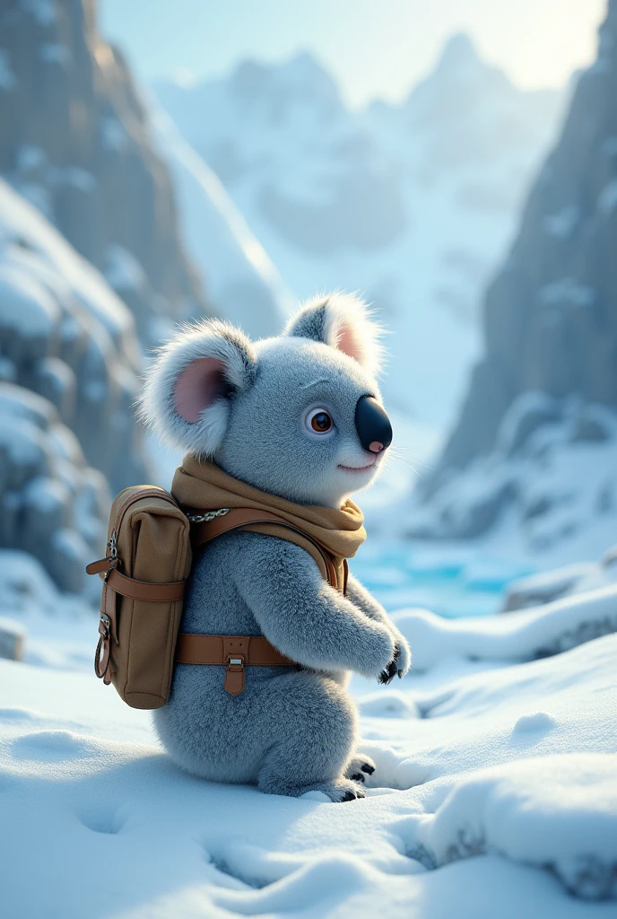 Koala was not only known as the dreaming koala, but also as the explorer who had crossed oceans to make friends in the land of ice..