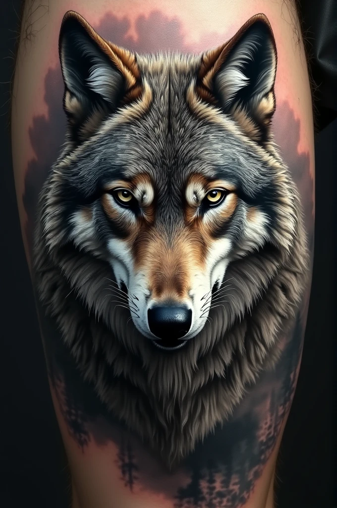 Wolf tattoo
