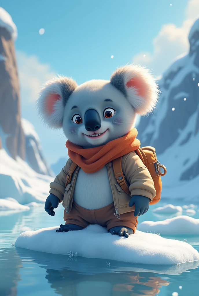 Since then, Koa was not only known as the dreaming koala, but also as the explorer who had crossed oceans to make friends in the land of ice.. 
