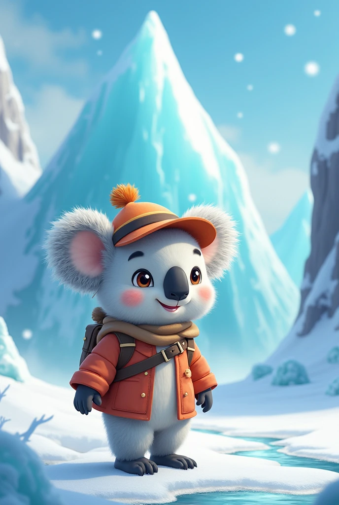 Since then, Koa was not only known as the dreaming koala, but also as the explorer who had crossed oceans to make friends in the land of ice cartoon cute