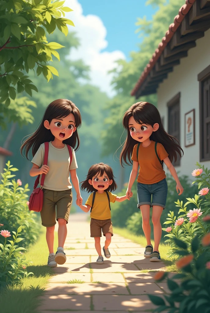 give me a picture of the story below:
Alkisah garden in a happy family there is a pair of sisters who go to garden, but suddenly they came home in a hurry.
Sisak : I, please help this is urgent, little brother swallows cockroach, I!!
Mom : God, how can it be?, Sis? How's the story?? Quickly call your father so that he can bring the doctor here..
Sisak : Oh then that becomes more of a problem., Buuu, Just wait a minute, the cockroach will die, because my older brother gave my younger sibling insecticide earlier.
The one with the younger sister even died.