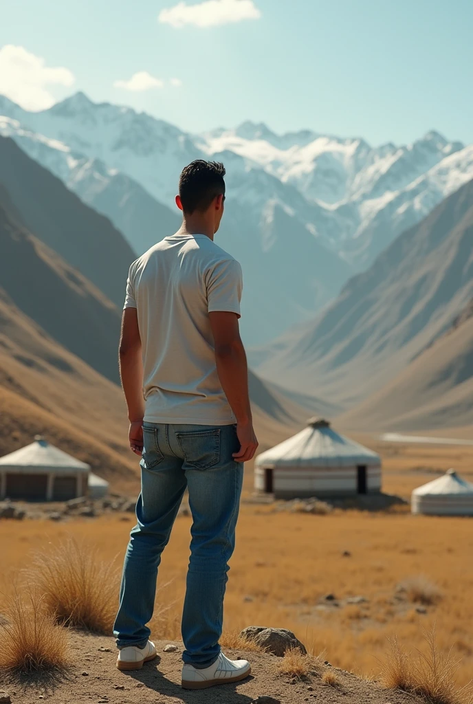 Ronaldo in Kyrgyzstan Regular clothes